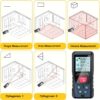 38110f09379f0b79 100m Distance Meter 50m Laser Rangefinders Digital Tape with Bubbles Leveling Handheld Trena Range Finder Measurer Ruler