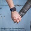 381b09bb47071cd4 iiteeology Compatible with Apple Watch Band 49mm 45mm 44mm, Upgraded Solid Business Stainless Steel Band for Apple iWatch Series 9/8/7/Ultra,Space Gray
