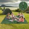 382cc2748e50458f ZealWe Isomatte Camping Selbstaufblasend 2 Persone Ultraleicht Schlafmatte, Kleines Packmaß mit Fußpresse Pumpe & Kissen, Camping Matratze für Outdoor, Wandern, Zelt