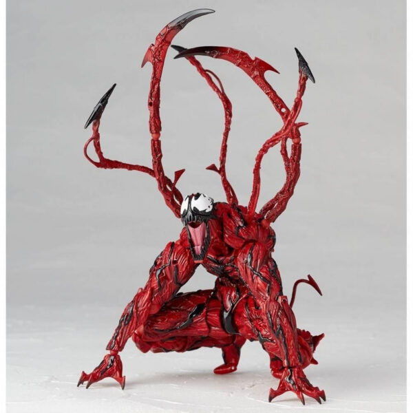 382ee04e6d9f5366 AMAZING YAMAHI Carnage Venom Spider Man legends Action Figure Joint Movable Change Face Statue Model kids for Toy Gift