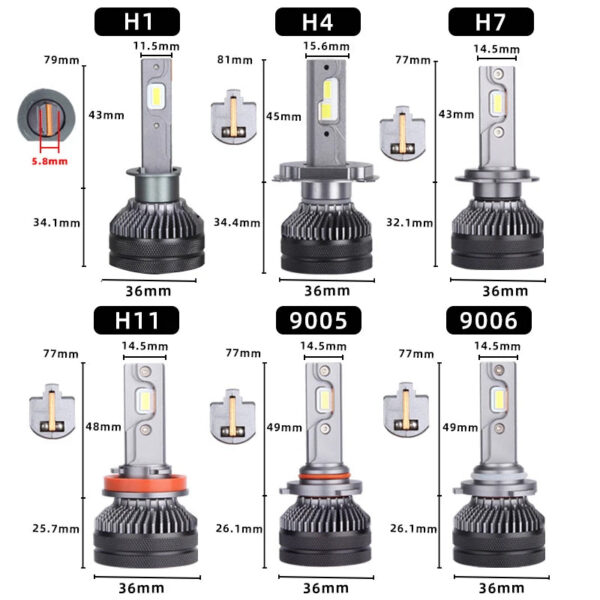 383013d5cccdeacb 2PCS K5C 24V H7 H4 H1 LED Truck Light Bulb H11 4300K 6000K 110W 24V Led Headlight Lamp for Truck