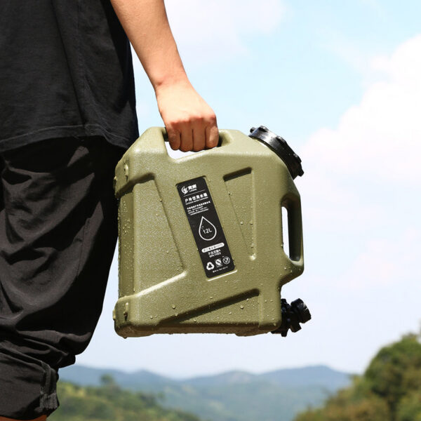 38826ef60c3e282f Camping Bucket Large Capacity Portable Drinking Water Canister with Faucet No Leakage for Outdoor Travel Driving Hiking