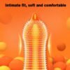 10pcs 2080 Cat Tongue Spike Men's Condoms Delay Ejaculation Ultra Thin G Spot Vaginal Stimulation Penis Sleeve Sex Toys For Men