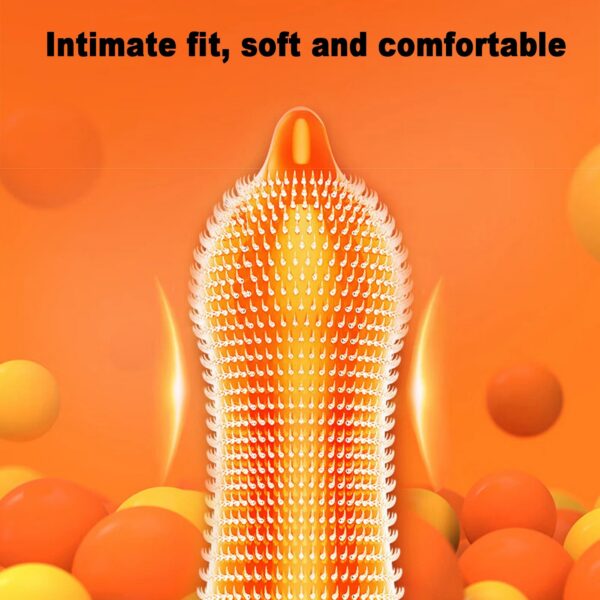 10pcs 2080 Cat Tongue Spike Men's Condoms Delay Ejaculation Ultra Thin G Spot Vaginal Stimulation Penis Sleeve Sex Toys For Men