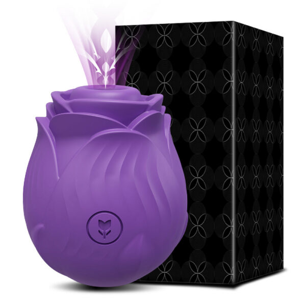 Powerful Sucking-Rose Vibrator Toy Women Vacuum Stimulator Oral Nipple Clit Sucker Toys Goods for Female Adults