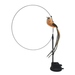 Upgraded Epoxy Sucker Steel Wire Long Rod Feather Teasing Stick Cat Self Hi No Harmful Ingredients