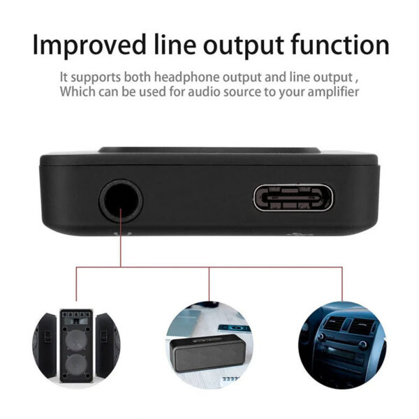 38ca2f18a13ffefa MP3 1.8 in Built-in Speaker HiFi Lossless Music Player Bluetooth 5.4 Type-C Walkman Support FM Radio E-Book Recording