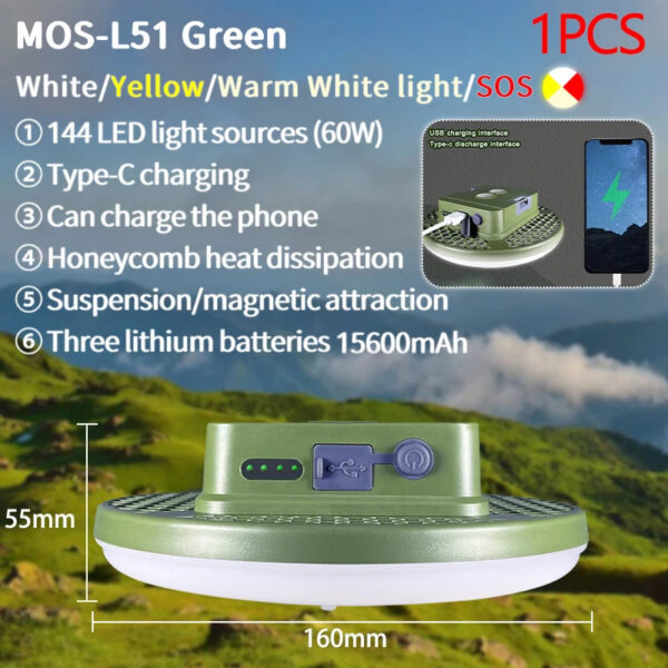 38cbaf17acc29280 MOSLIGHTING Rechargeable Camping Light Outdoor Fishing Flashlight Tent Lantern Work Emergency Mountaineering Night Lighting LED