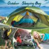 38ce4347ea0a891b Bessport Schlafsack Outdoor Mumienschlafsack 3 Saison Klein und Ultraleicht Erwachsene Schlafsack Warm Wasserabweisend für Camping Schlafsack Trekking