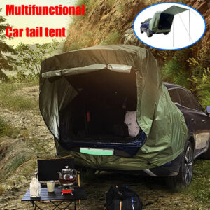 38d9437bd8eeffae Outdoor Car Rear Tent Camping Picnic Car Rear Tent with Canopy Car Rear Extension Tent Sunshine-Proof Rain-Proof Car Rear Tent