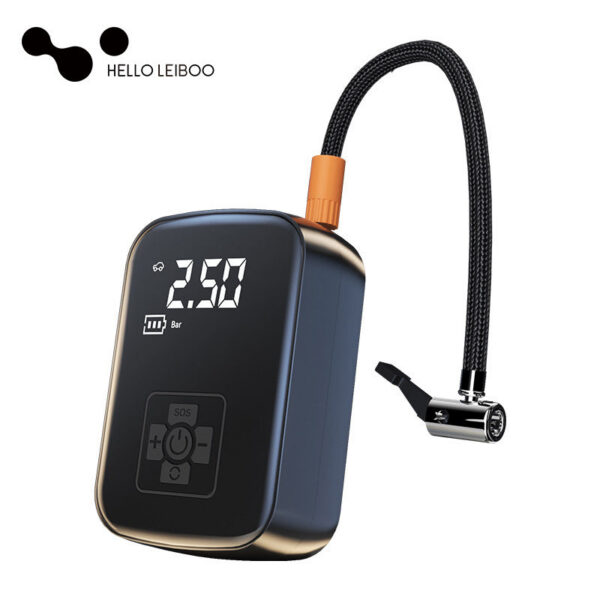 LEIBOO Wireless Car Compressor Air Electric Tire Iator Pump for Motorcycle Bicycle AUTO Tyre with Digital Display