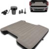 MIROZO Truck Air Mattress Bed for 6-6.5FT Full Size Short Car Beds, Inflatable Air Mattress with Air Pump for Outdoor Camping,Tent,Truck(Grey)