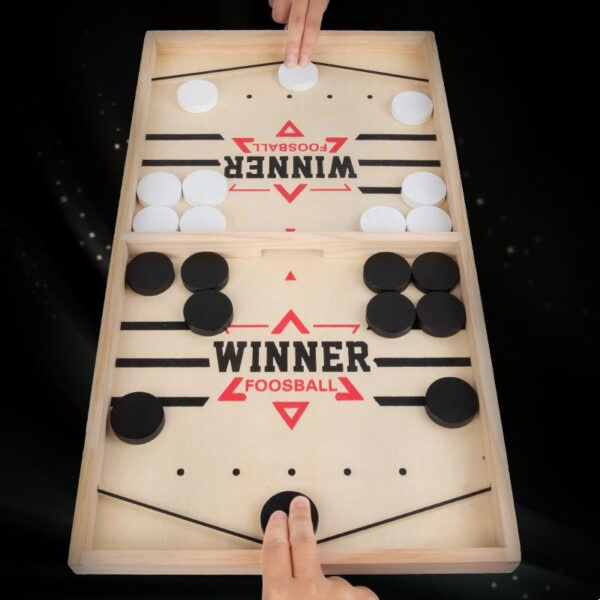 38f2eabdb5d81480 Foosball Winner Games Table Hockey Catapult Chess Parent-child Interactive Toy Fast Sg Puck Board Game Toys For Children
