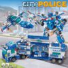 38f4b39ad996df53 700PCS City Patrol Police Department Car Building Blocks Vehicle Trucks Inspired Action Figures Brick Toys for Kids
