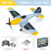 38fafa6e63aaec5b RC Plane BF109 Professional 2.4G Radio Remote Control Airplane EPP Foam Aircraft Glider Flying Model Toys For Children Gifts