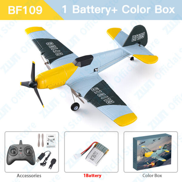 38fafa6e63aaec5b RC Plane BF109 Professional 2.4G Radio Remote Control Airplane EPP Foam Aircraft Glider Flying Model Toys For Children Gifts