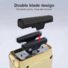 Men Electric Trimmers Set USB Rechargeable Hair Clipper Retro Double Cutter Head Shaver Beard Razor Haircut hine X0625