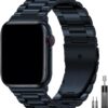 390275cd21799efa EPULY Compatible with Apple Watch Band 42mm 44mm 45mm 38mm 40mm 41mm, Business Stainless Steel Metal Wristband for iWatch SE & Series 7 6 5 4 3 2 1 for Men Women (Silver, 41mm 40mm 38mm)