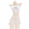 39094e344202d9ae Cat Open Chest Hollow Embroidered Underwear Cat Cosplay Cat Fun Underwear Dead Warehouse Water Anime Clothing