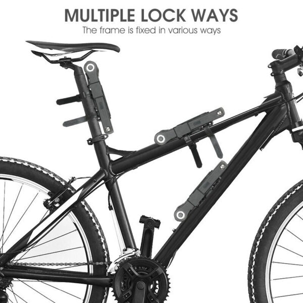 3925b0b8b6296ae1 WEST BIKING Bicycle Folding Chain Anti Theft Combination Heavy Duty Safety Motorcycle MTB Road Cycg Electric Lock