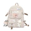 393256d05b03b4d2 Popular Pink Purple Color Girls High School Student Backpack Bags