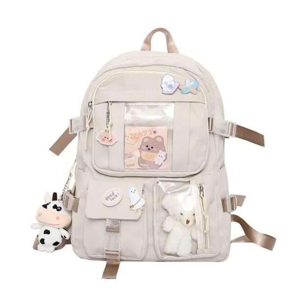 393256d05b03b4d2 Popular Pink Purple Color Girls High School Student Backpack Bags
