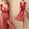 Sexy Lingerie Women Transparent Eroticism Casual Sexual Nightdress Babydoll Silk Dress Teddy Erotic Underwear Exotic Sleepwear