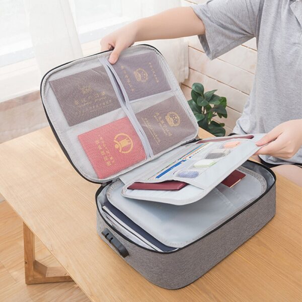 39559306f75dccbc Document Storage Bag Tickets File Organizer Women Travel Files Card Folder Holder Tool Case Handbag