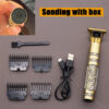 Barber Clipper Cordless Hair Cutting Beard Trimmer Shaving hine Wireless Electric Razor Men Shaver 220521