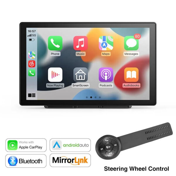 395f2755c177b916 Universal 9 Inch Car Radio Multimedia Video Player Wireless CarPlay Android Auto For VW Nissan Toyota Car Audio Touch Screen