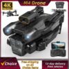 3986746a59f32516 New M4 Drone 4K Professinal With Wide Angle Triple HD Camera Foldable RC Helicopter WIFI FPV Height Hold Apron Sell