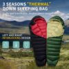 BUERTS Down Sleeping Bag,Ultralight and Warm,Sleeping bag for adults suitable 3 seasons use,lightweight is highly portable and ideal for hiking,backpacking and camping.