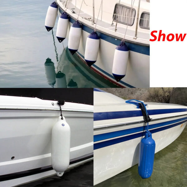 39b9a4693acec361 2pcs Boat Inflatable Bumper Fender Marine Bumper Fender Anti-crash Buoy Yacht Docking Mooring Shield Protection