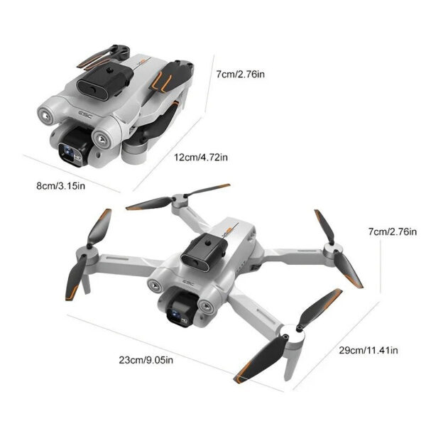 39ba0d982cc9777c S1S Drone 5G Wifi 4K Professional 8K HD Camera Brushless 360° Obstacle Avoidance Optical Flow RC Foldable Quadcopter Toys Gifts