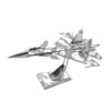 3D Metal Military J-20 J-10B SU-34 KA-50 Fighter UFO RAH-66 Helicopter DIY Handmade Assemble Model Jigsaw Puzzles