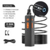Wireless Endoscope 1080P Single & Dual Lens WiFi Borescope Inspection Waterproof Snake Pipe Camera For Android IOS