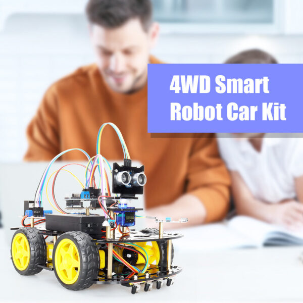39c374395af8796f New Smart Robot Car Coding for Arduino Programming Great Fun Education Learning Robotic Complete Automation Kit For Projects