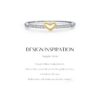 39c473d94c0001ba MODIAN 925 Sterling Silver Simple Romantic Heart Finger Ring Trendy Metallic Contrast Design Rings For Women Fine Jewelry