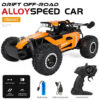 39d51e4a50f24d6c 2WD 1:16 RC Car 2.4G Off Road Remote Control Cars Radio By Truck Racing Climbing Drift with Led Lights Children Boy Toys Gift