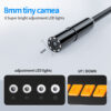 Industrial Endoscope 1080P 4.3 "Single Dual Lens HD1080P Car Inspection Borescope IP68 Waterproof Sewer Camera With LED
