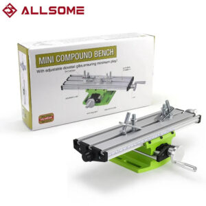 39d93de96e665099 ALLSOME BG-6300 Compound Table Working Cross Slide Table Worktable for Milling Drilling Bench Multifunction Adjustable X-Y