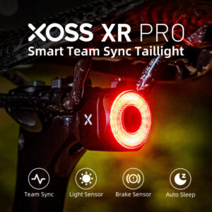 39db51d2ebc2652b XOSS XR Pro Team Sync Tail Auto Brake Sensing Bicycle Rear Light LED Rechargeable Waterproof Cycg Taillight