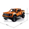 39dc3ca14851d1f7 New 1379Pcs Technical Ford Raptors F150 Pickup Truck Sports Car Building Blocks Racing Vehicle Model Bricks Toys for Kid Gifts