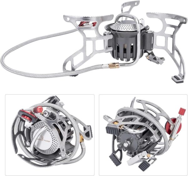 Boundless Voyage High Power Portable Lightweight Stove Camping Gas Stove Fishing Stove for Outdoor Camping Hiking Cooking