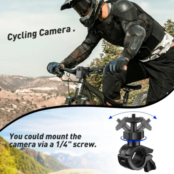 Bicycle Mini Body Camera 1080P FHD 140 Degree Wide Angle Video Recorder for Meeting Patrol Sport Dash Car Biking DV DVR Record