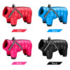 Winter Clothes Super Warm Pet Dog Jacket Coat With Harness Waterproof Puppy Clothing Hoodies For Small Medium Dogs Outfit