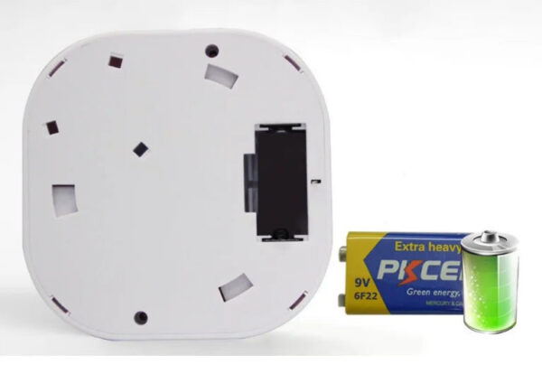 3a08bd004be6df46 Ceiling-mounted Smoke Detector Fire Independent Accessory 433M Wireless Alarm 360° All-round Detection