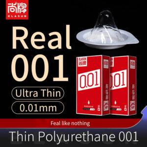 3a1c4a36d44ffcdc Elasun 001 Polyurethane Condoms For Men Ultra Thin PU 0.01 Condom Cock Penis Sleeve Adult Sex Tools Products Shop Sex For Man