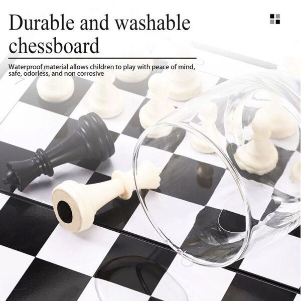 Magnetic Folding Multi Size Portable Black and White Chess Puzzle Leisure Game
