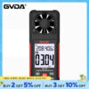 GVDA Digital Anemometer Handheld Meter GD155 for Measuring Speed Temperature and Wind Chill with Backlight LCD